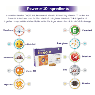 Jubilant Nutrihance Ub Gold Sucrose Free Veg Capsule 10