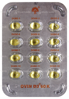 Ovin D3 60K Capsule 12