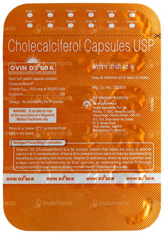 Ovin D3 60K Capsule 12