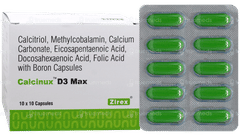 Calcinux D3 Max Capsule 10 Calcinux D3 Max Capsule 10