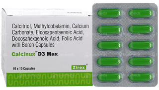 Calcinux D3 Max Capsule 10