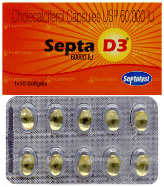 Septa D3 60000Iu Capsule 10