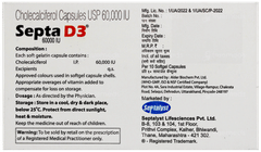 Septa D3 60000Iu Capsule 10