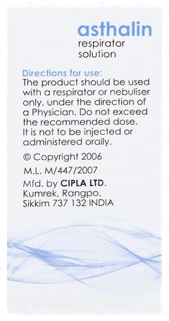 Asthalin Respirator Solution 15ml