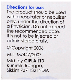 Asthalin Respirator Solution 15Ml