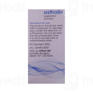 Asthalin Respirator Solution 15Ml