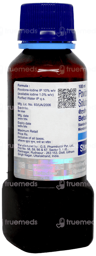 Betadine 10% Solution 100Ml
