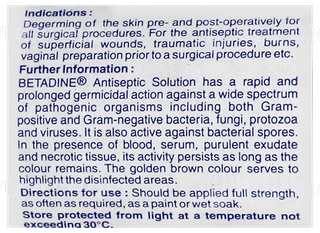 Betadine 10% Solution 100Ml