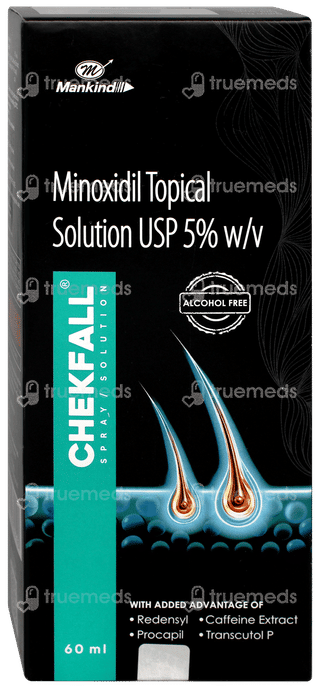 Chekfall Alcohol Free  Spray/solution 60ml
