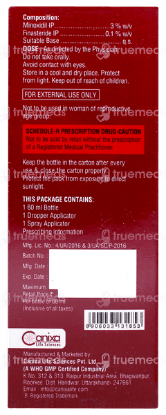 Curlz F 3% Solution 60ml