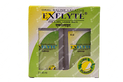 Exelyte Lime Flavour 45ml 2 Pack Of Solutions