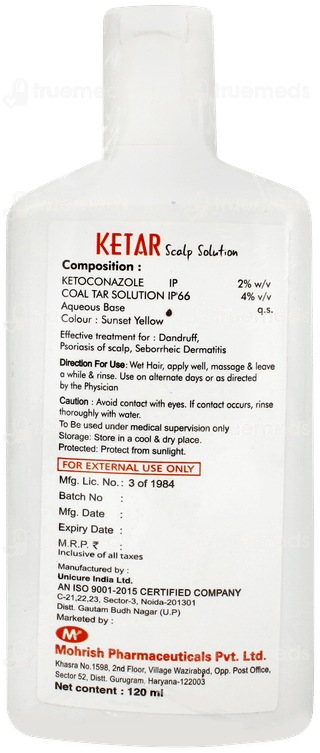 Ketar Scalp Solution 120ml