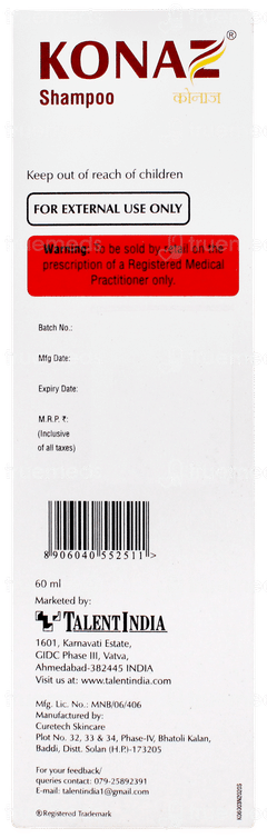 Konaz Shampoo 60ml