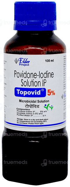 Topovid 5% Solution 100ml Topovid 5% Solution 100ml