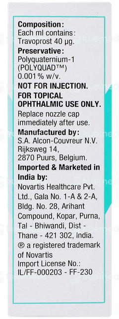 Travatan Ophthalmic Solution 2.5ml