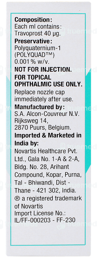 Travatan Ophthalmic Solution 2.5ml