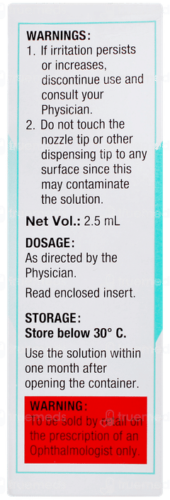Travatan Ophthalmic Solution 2.5ml