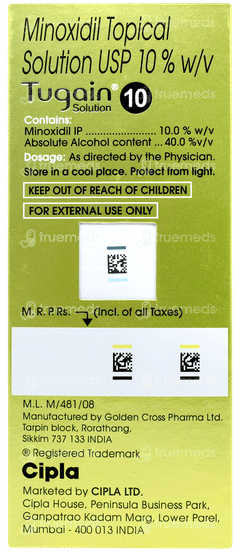 Tugain 10 Spray/solution 60ml Tugain 10 Spray/solution 60ml