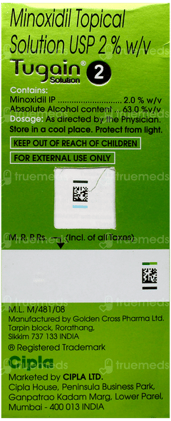 Tugain 2 Spray/Solution 60Ml