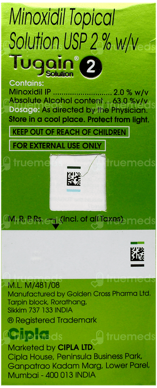 Tugain 2 Spray/Solution 60Ml