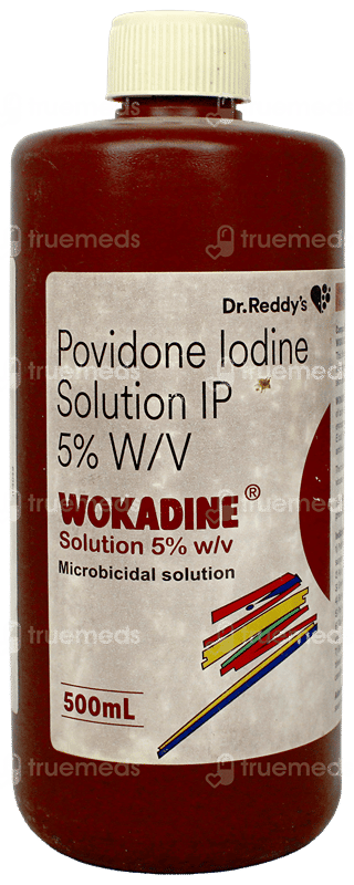Wokadine 5% Solution 500Ml