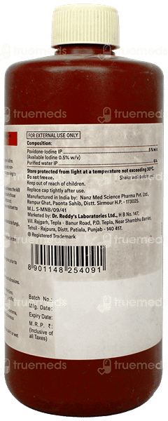 Wokadine 5% Solution 500Ml Wokadine 5% Solution 500Ml