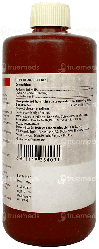 Wokadine 5% Solution 500Ml
