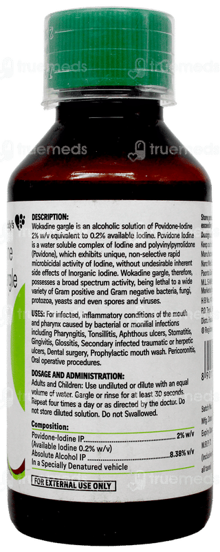 Wokadine Gargle 100Ml