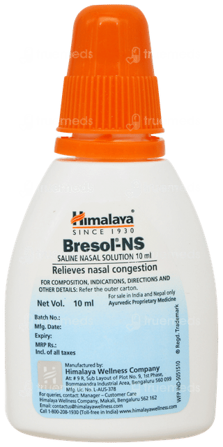Himalaya Bresol Ns Nasal Solution 10ml
