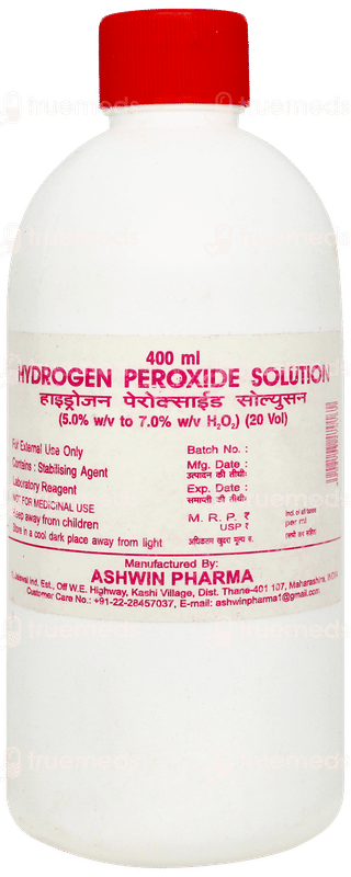 Ashwin Hydrogen Peroxide Solution 400ml