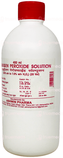 Ashwin Hydrogen Peroxide Solution 400Ml