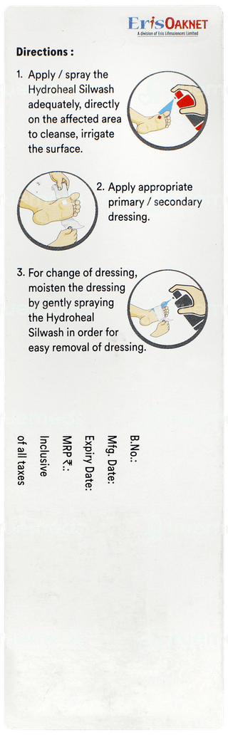 Hydroheal Silwash Solution 60ml