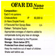 Ofar D3 Nano Single Shot Sugar Free Solution 5ml