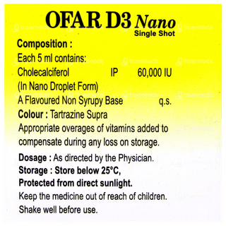 Ofar D3 Nano Single Shot Sugar Free Solution 5ml