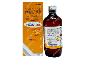 Potrate Mb6 Orange Flavour Free From Sugar Solution 450ml