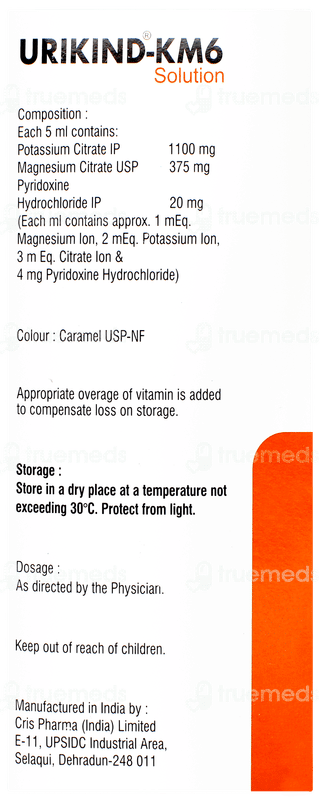 Urikind Km6 Sugar Free Solution 200ml