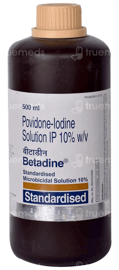 Betadine 10% Solution 500Ml Betadine 10% Solution 500Ml