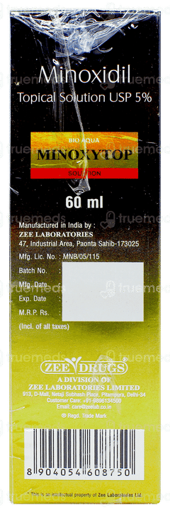 Minoxytop 5% Solution 60ml Minoxytop 5% Solution 60ml
