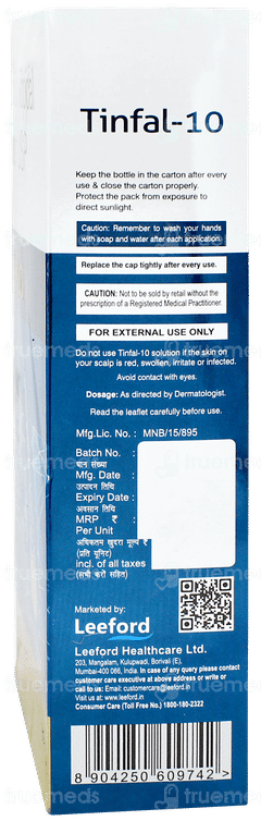 Tinfal 10 Solution 60ml Tinfal 10 Solution 60ml