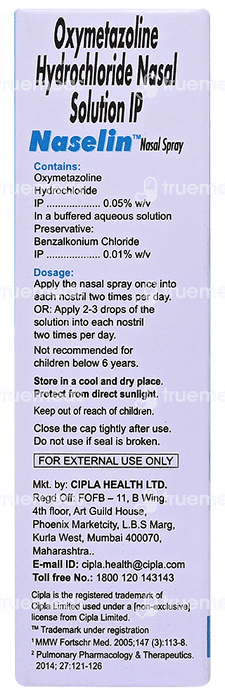 Naselin Nasal Solution 10ml