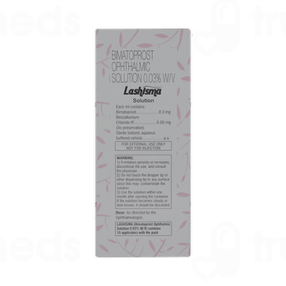 Lashisma Ophthalmic Solution 3ml