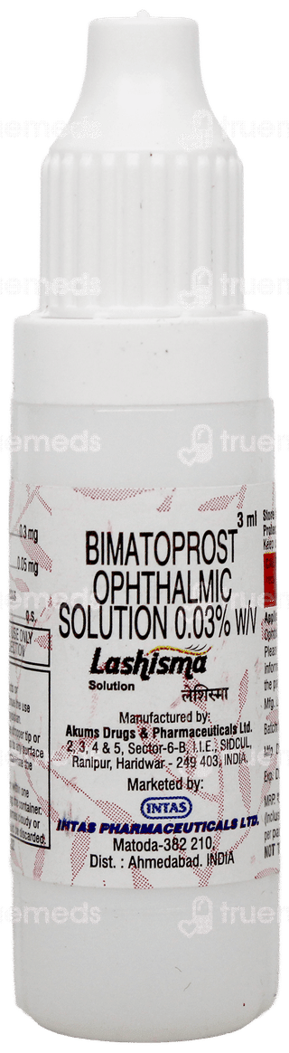 Lashisma Ophthalmic Solution 3Ml