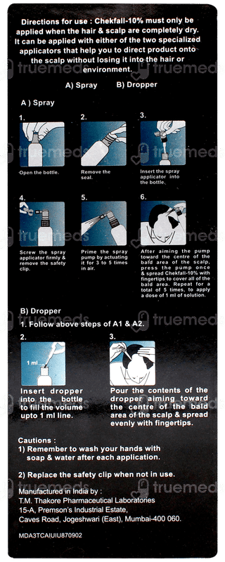 Chekfall 10% Spray/solution 60ml