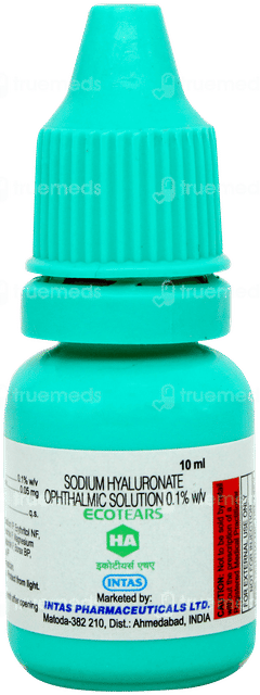 Ecotears Ha Ophthalmic Solution 10ml