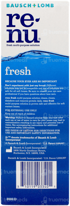 Renu Fresh Multi Purpose Solution 120ml