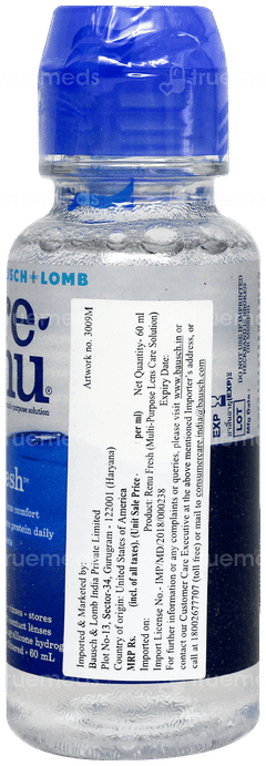 Renu Fresh Multi Purpose Solution 60Ml