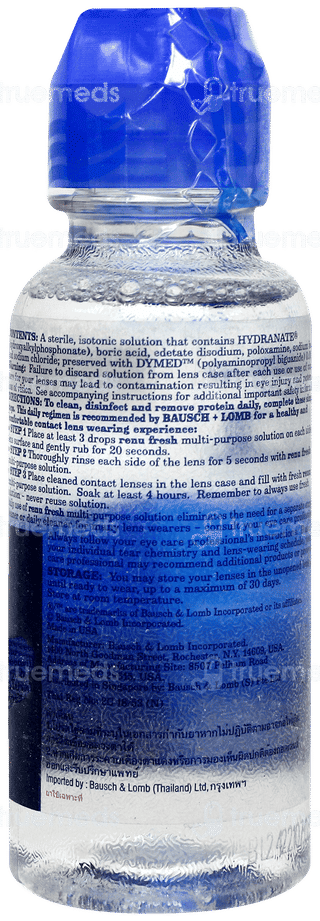 Renu Fresh Multi Purpose Solution 60Ml