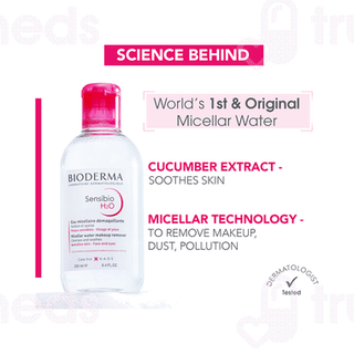Bioderma Sensibio H2o Micellar Water Makeup Remover 250ml