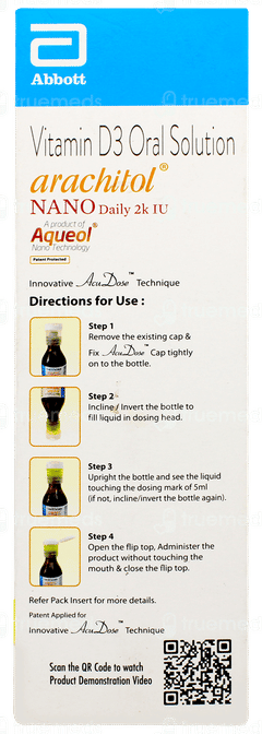 Arachitol Nano Daily 2k IU Sugar Free Solution 150ml