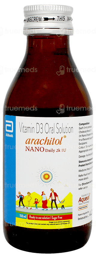 Arachitol Nano Daily 2kiu Sugar Free Solution 150ml